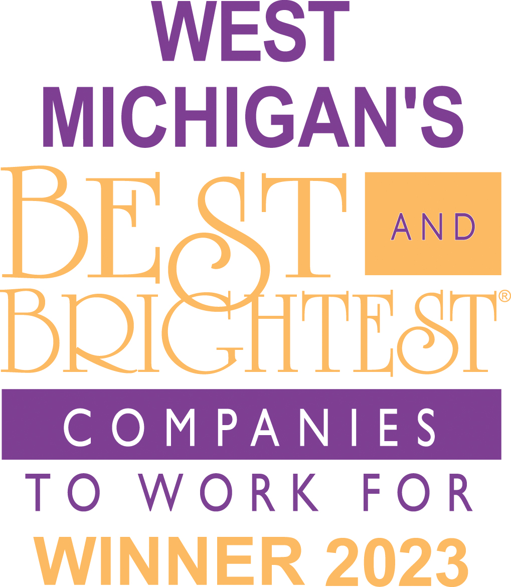 West Michigan's Best and Brightest Places to Work Winner 2023